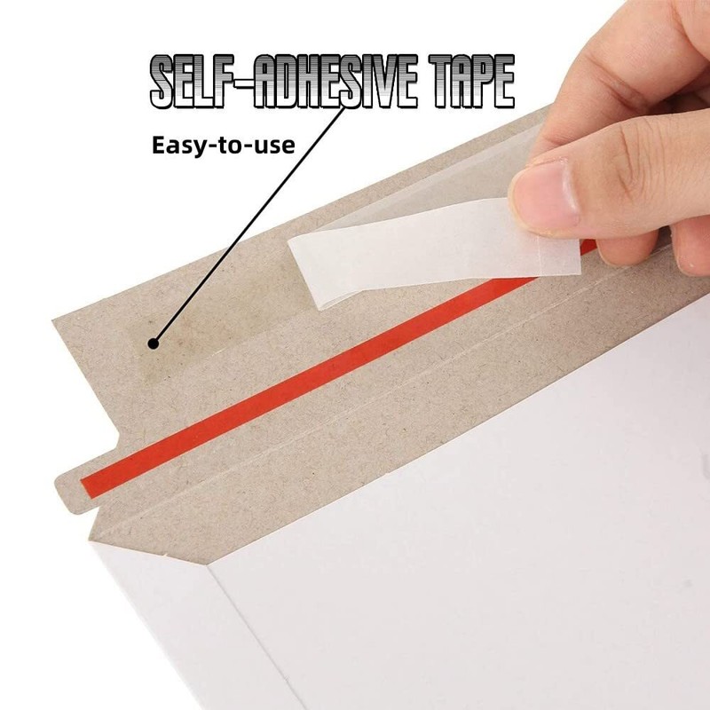 RHBLME 100PCS Stay Flat Mailers, 6x10 Inch Rigid Mailers Cardboard Envelopes,... gallery