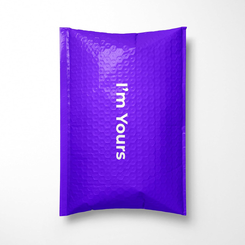 Bubble Mailers 6X10 Inches – Purple Padded Envelopes (25 Pack) – Self Seal Maili
