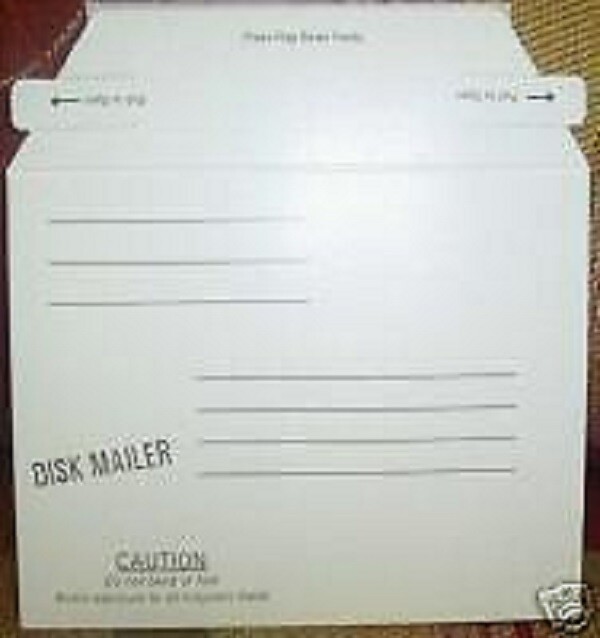 100 3.5″ FLOPPY DISK DISKETTE MAILERS W/ SEAL MADE IN USA 64116