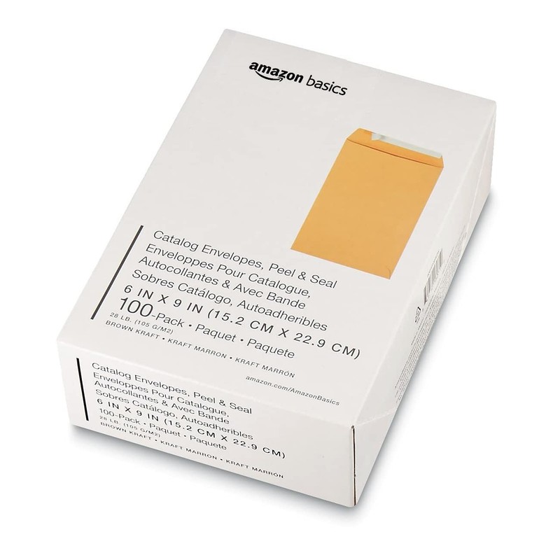 Manilla Envelope 6x9 Manila Self Stick Mailing Safe Security Business No.1 100pk gallery
