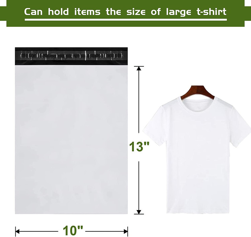 10x13-inch Poly Mailers 200pcs 2.5 Mil Envelopes Bags With Self-sealing Strip Wh gallery