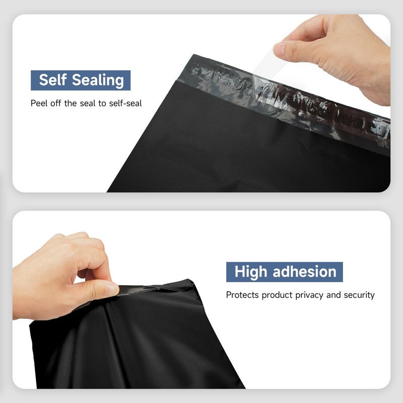 100 Large Poly Mailers 10x13 Shipping Bags for Small Business – Self Sealing ... gallery
