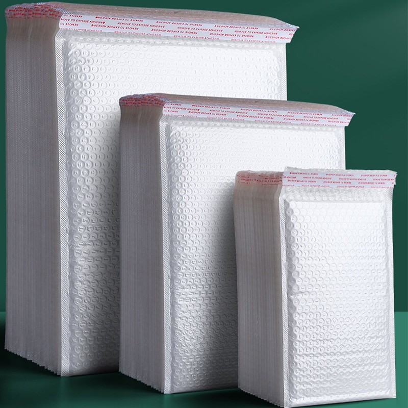 50 Pieces Composite Pearlescent Film Bubble Mailer Envelope