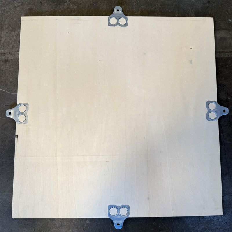 Collapsible Wood Crate with Lid (24" x 20" x 20") - Sandbaggy gallery