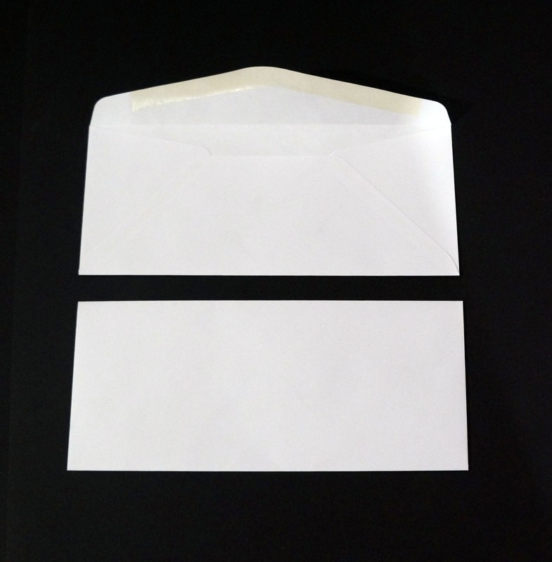 #12 24lb. White Wove Regular Commercial Envelopes 4¾” x 11” – Various Quantities