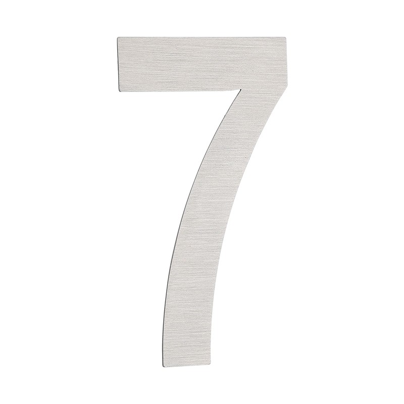 Number 7 Self Adhesive House Address Numbers for Outside 2.95x1.61 Inch