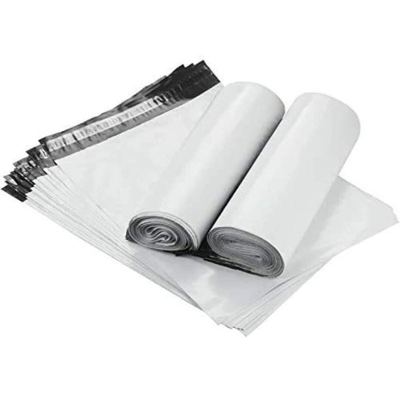 100 Pack White Poly Mailers Shipping Bags Envelopes Packaging Premium Bag 10x13 gallery
