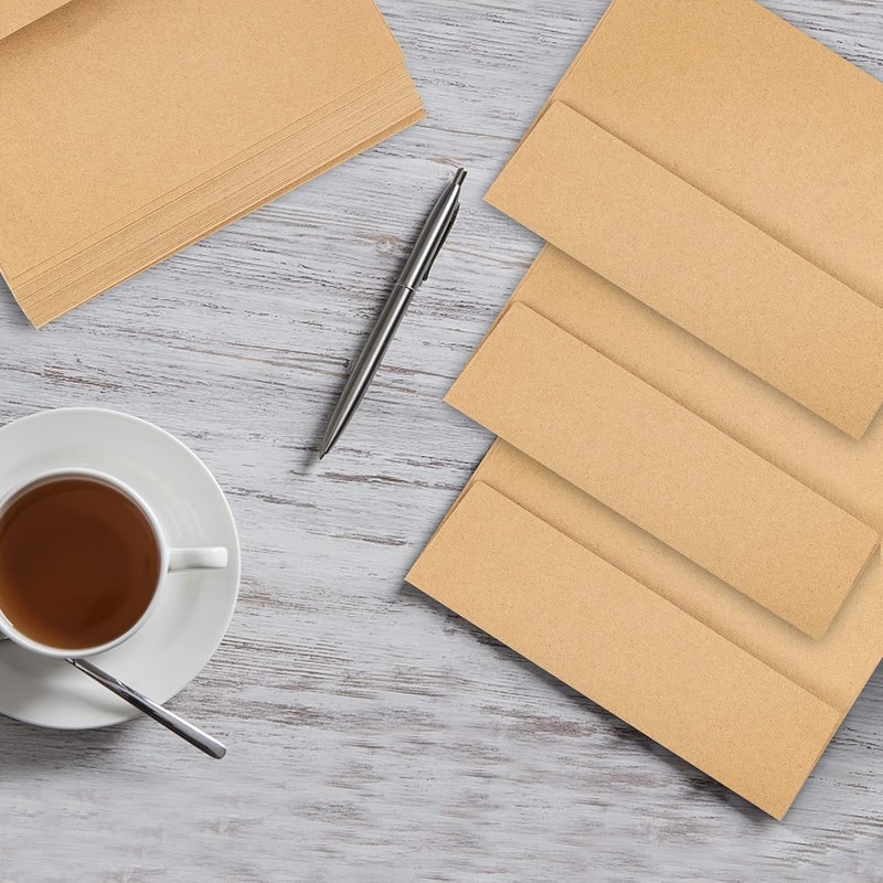 High-Quality 5x7 Self-Seal Kraft Envelopes - 50 Pack for Invitations & Postcards gallery
