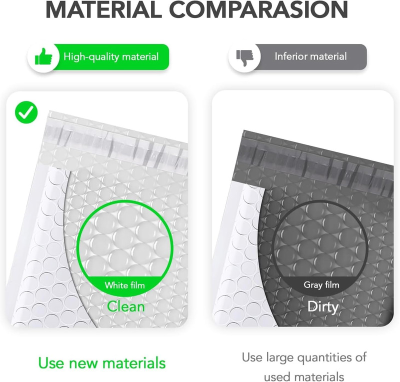 Bubble Mailer 6X10" 100 Pack White Bubble Mailers Usable Size 6X9" Self Seal Pad gallery