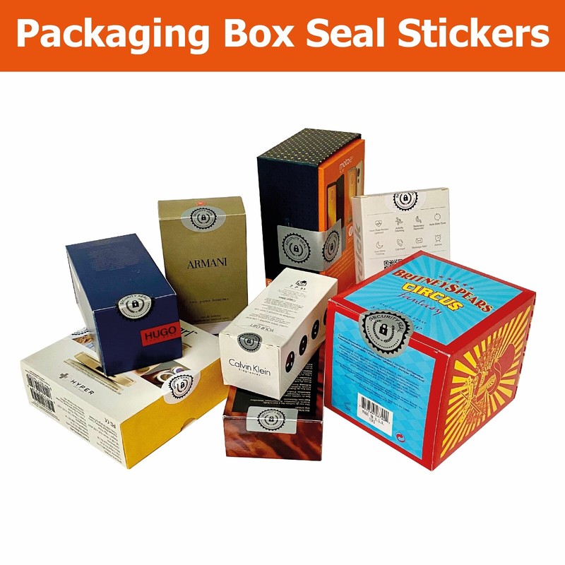 Gift Bag / Jewellery Packaging Security Seals Choose Your Sticker Size gallery