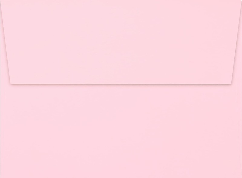 A7 Invitation Envelopes Peel & Press 5 1/4" x 7 1/4" Candy Pink 80lb. Text 50 gallery