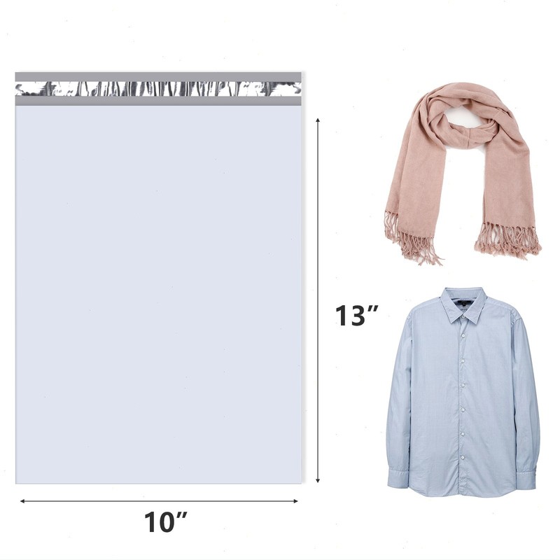 Poly Mailers Shipping Bag 6x9 7.5x10.5 9x12 10x13 12x15.5 14x17 19x24 White gallery