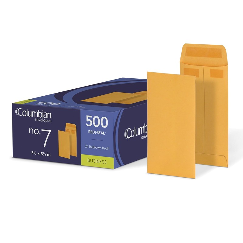 #7 Coin and Small Parts Envelopes, Self Seal, for Home, Office, Garden, 24 lb…