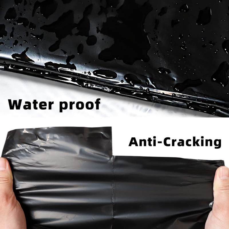 100 pcs 12x15.5 Inches Black Poly Mailers Shipping Envelopes, Strong Adhesive... gallery