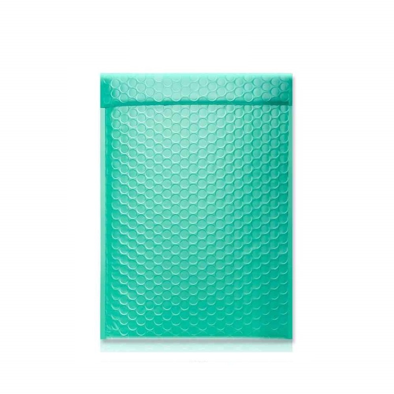 ProLine 50 #0 6.5x10 Extra Wide Teal Poly High Bubble Mailer DVD CD Envelopes gallery