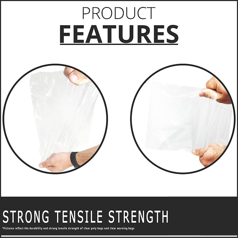 1000 6x9 Clear Plastic Self Seal Poly Bags 1.5 Mil Free 2 Day Shipping gallery