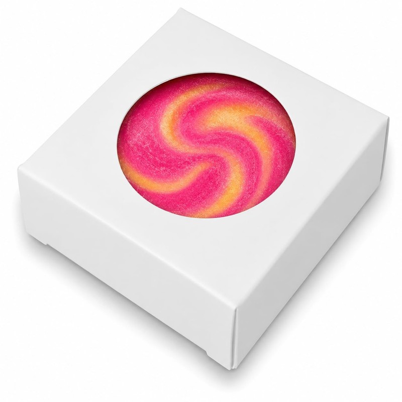 Square Window Soap Boxes White Round Cutout Handmade Artisan Favors 250 Pack gallery