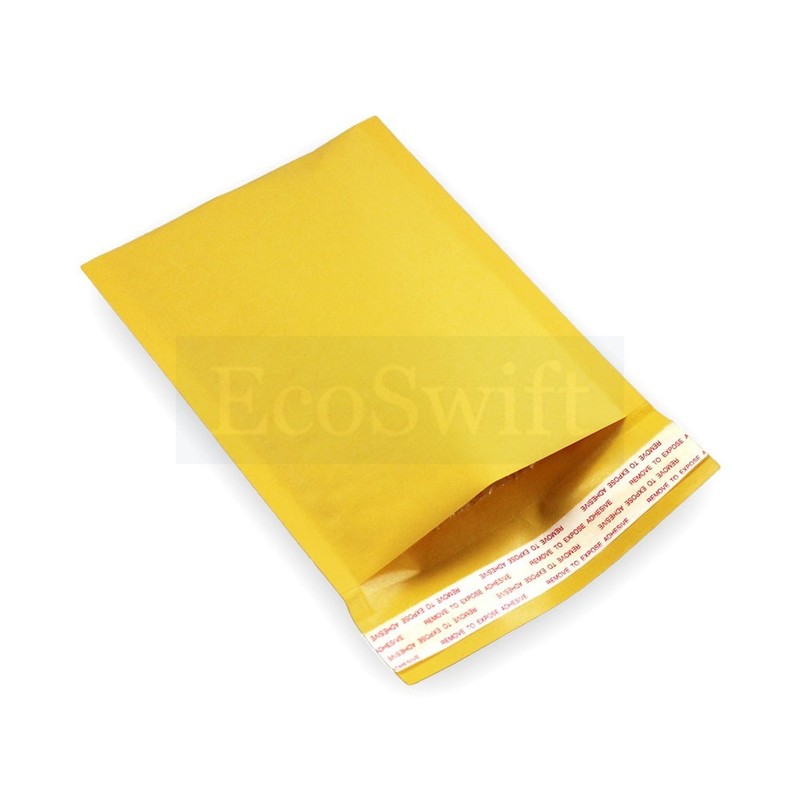 5000 #0 6x10 EcoSwift Brand Kraft Bubble Mailers Padded Shipping Envelope 6 x 10 gallery