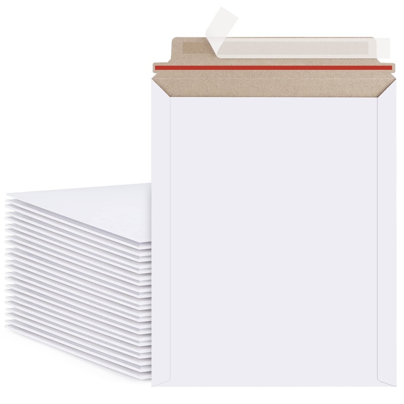 Photo Document Mailers 9.25x11.75 Cardboard Envelopes Self Seal for Documents