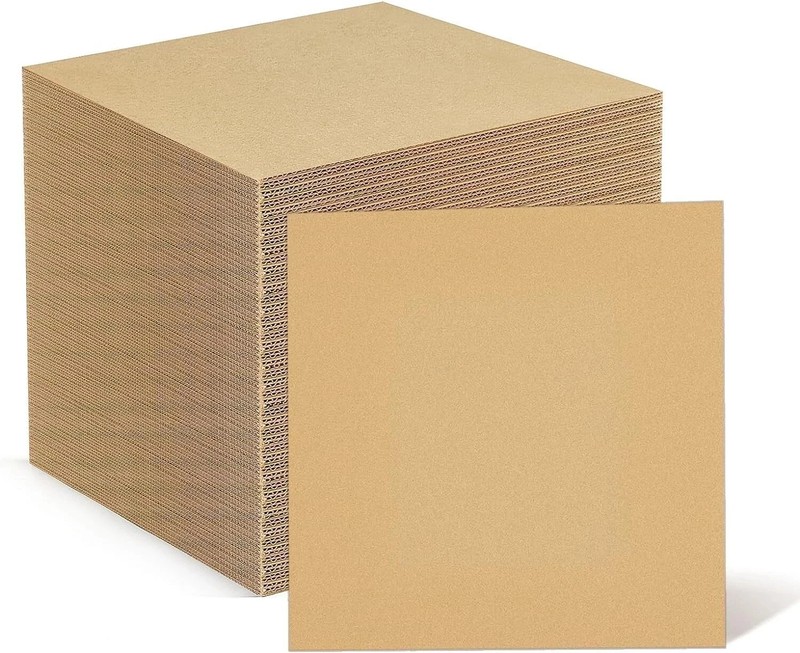 50 – 7.5″ x 7.5″ Corrugated Filler insert Pads 45 RPM For 7″ Record Mailers