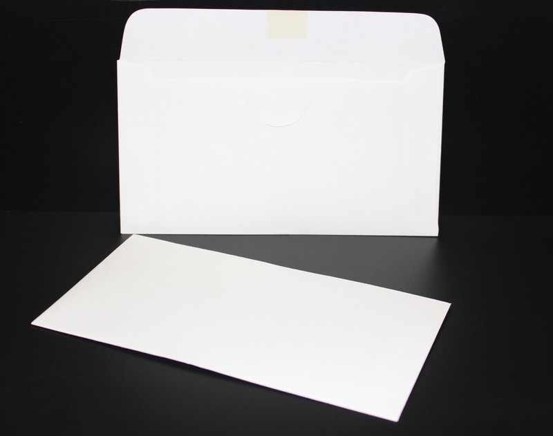 Lot of 1000 white blank offering envelopes 3.5×6.5″