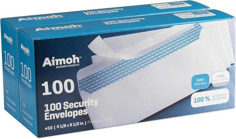 200 Security Self-Seal Envelopes | Windowless, Durable & Private Mailing Solu... gallery