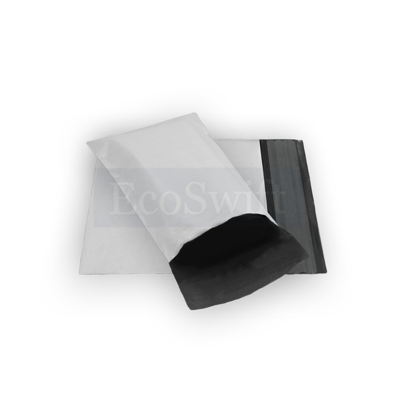 30 4 x 5 ECOSWIFT WHITE POLY MAILERS SHIPPING ENVELOPES SELF SEAL BAGS 2.35MIL gallery