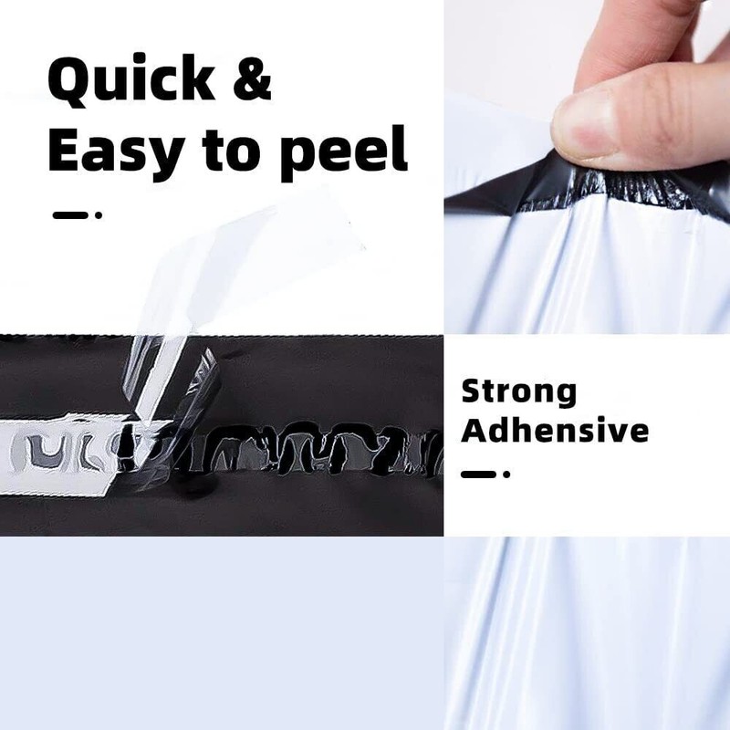 7" X 10" Poly Mailers Shipping Envelopes Self Sealing Plastic Bags Pack of 1000 gallery