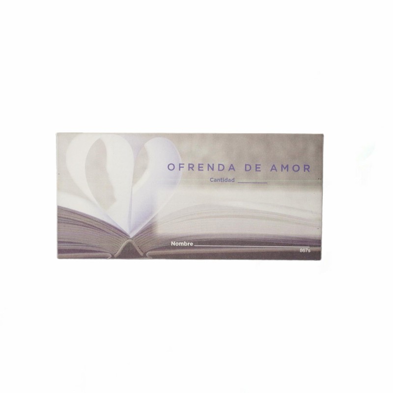 100 PCS Love Offering Envelopes For Church Spanish Donation Tithes Cash Bill gallery