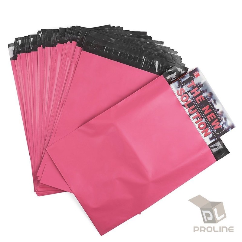 100 Pink Poly Mailers 12×16 Shipping Bags Plastic Packaging Mailing Envelope