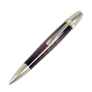 Air Brush Wood Ballpoint Pen, Purple Curly Maple, Parker Type, 0.7mm gallery