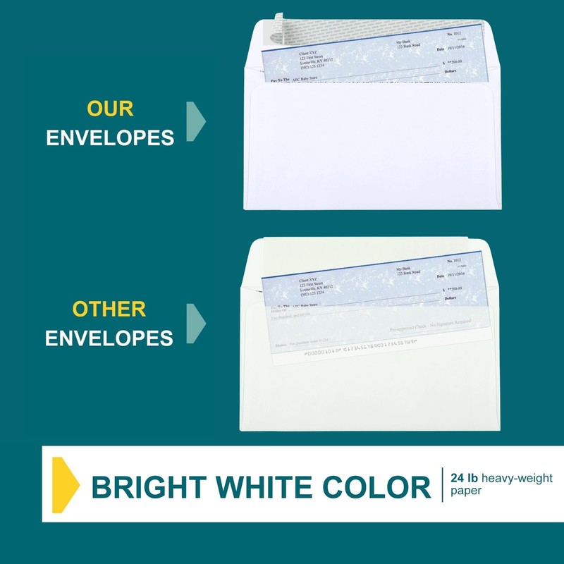 EnDoc #6 3/4 Security Envelopes SelfSeal 500 Count 6 1/2 x 3 5/8 Inch Priva... gallery