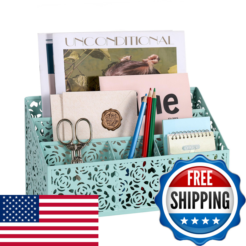 Dingtai Mail Organizer Countertop Modern Mail Holder Countertop Desk Organizers