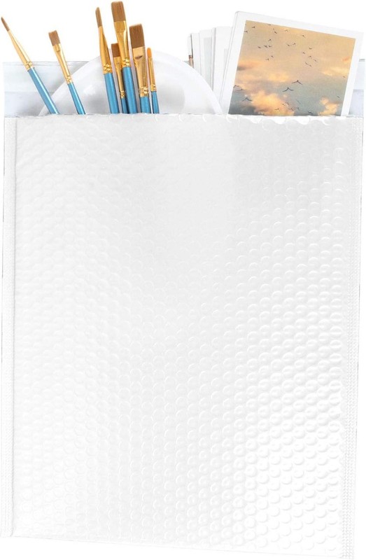 50Pcs 8x12 Bubble Mailers Shipping Bags Mailing Padded Self Seal Envelope White gallery