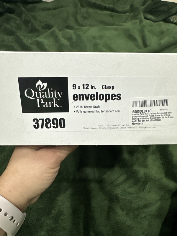 100 Pcs CLASP ENVELOPES 9×12 28lb Kraft Shipping Mailing Gummed Business Manila