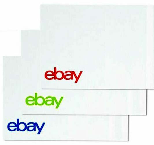 100 eBay Branded 9″ x 11.5″ Polymailers No Padding Color Logo Fast Free Shipping