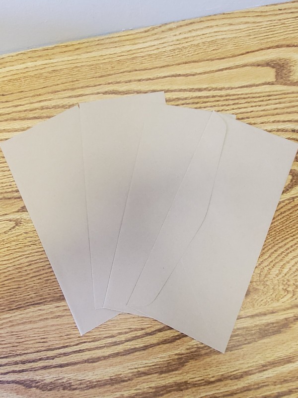 No. 10 Brown Chipboard/Antique Speckletone Envelopes