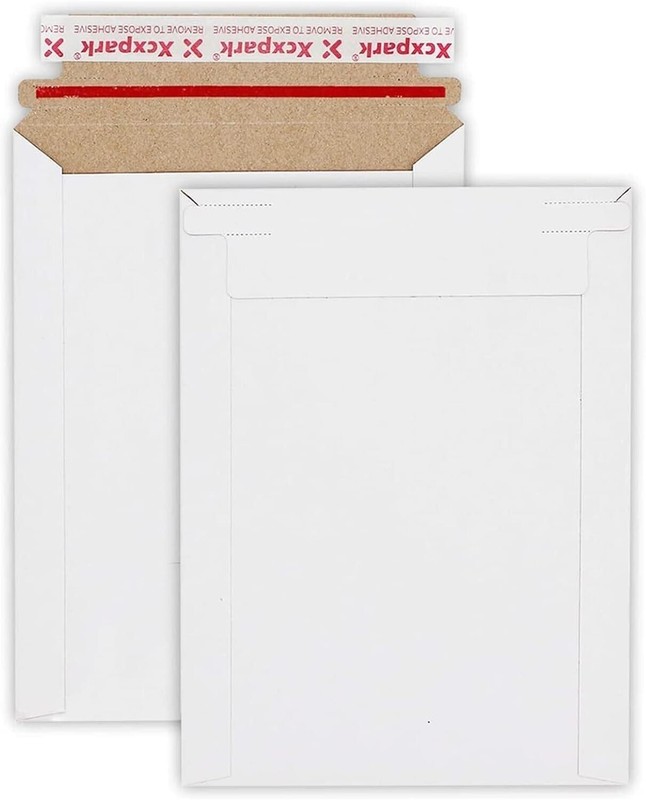 20 Pack Rigid Mailers, 7.5×9.5 inches Self Seal Photo Document Mailers Premium