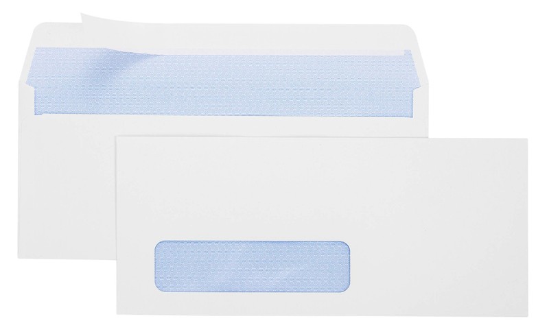 500#10 Envelopes SELF SEAL Business Envelope Single Window Design, Security T…
