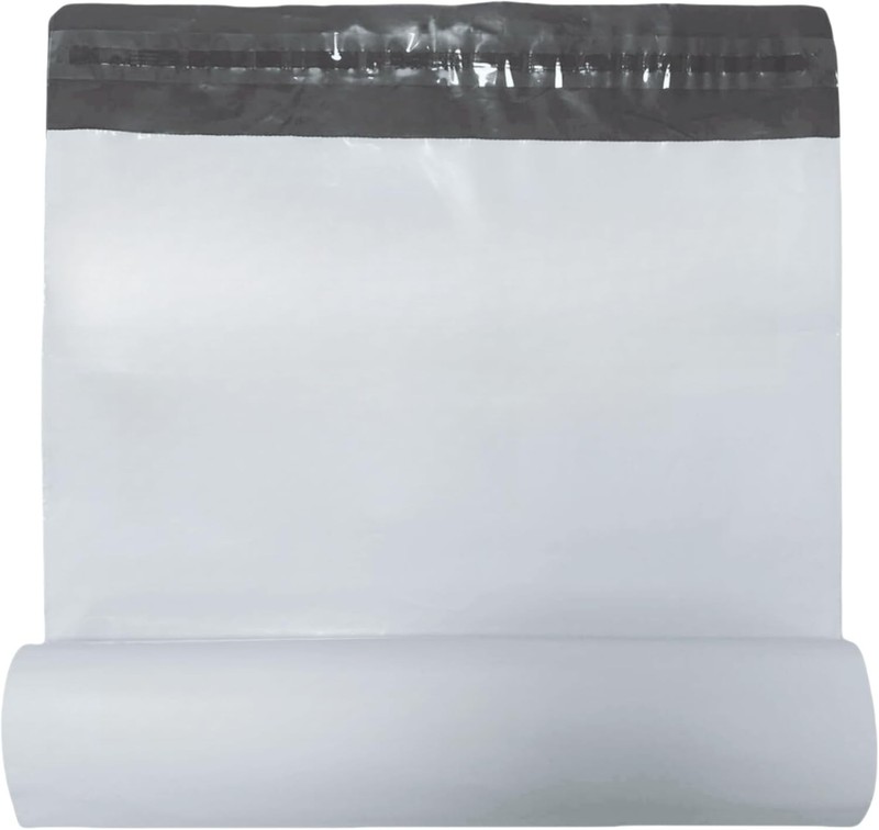 15x18.5" White Poly Mailers - Waterproof Self-Sealing Shipping Bags (10 Pack) gallery