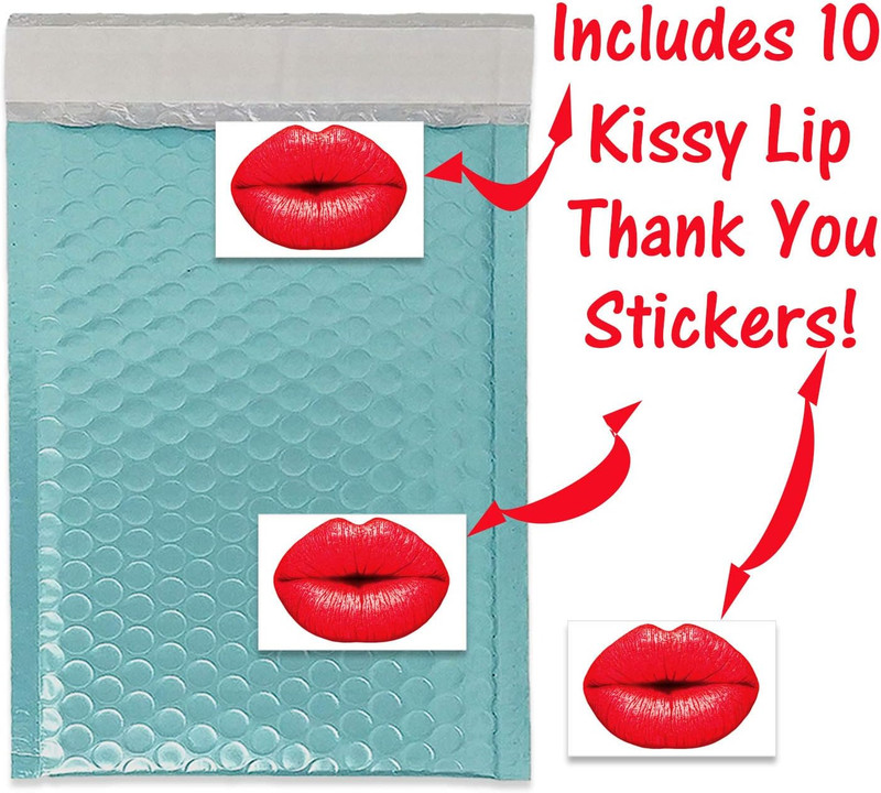 4X8" Metallic Bubble Mailers, Flashy, Durable Self Sealing Padded Mailing Shippi gallery