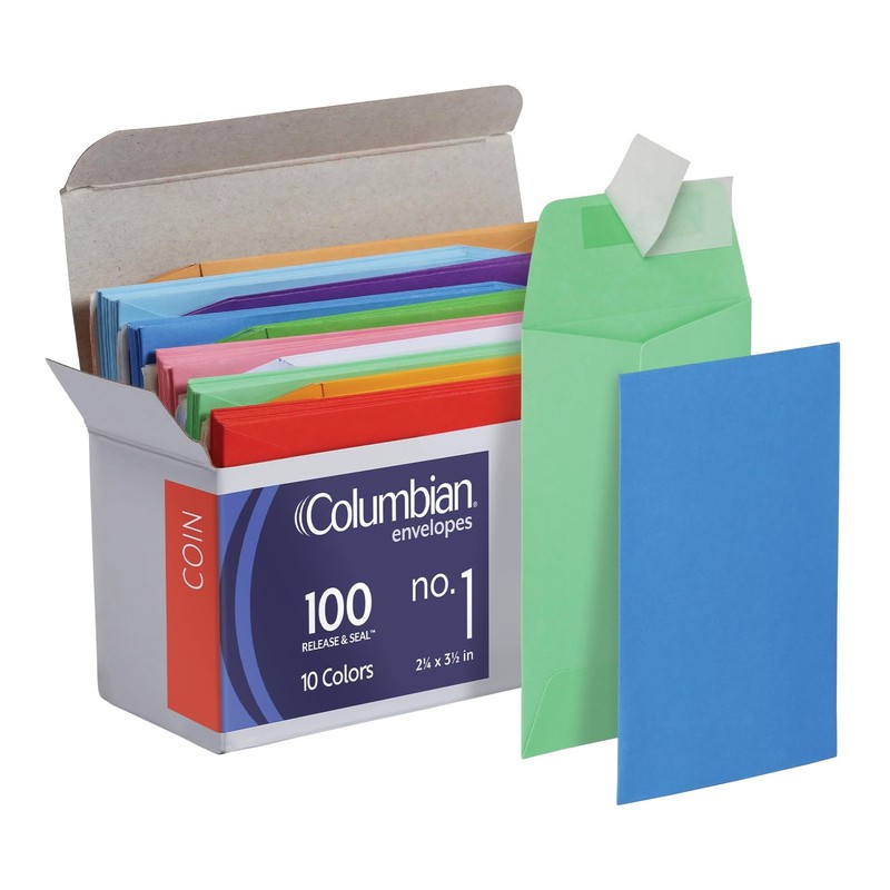 #1 Coin and Small Parts Self Seal Envelopes for Home, Office and Garden, Smal…