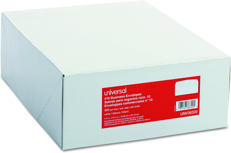 36320 Side Seam Business Envelope, Side, #10, 4 1/8 X 9 1/2, White, Box of 500 gallery