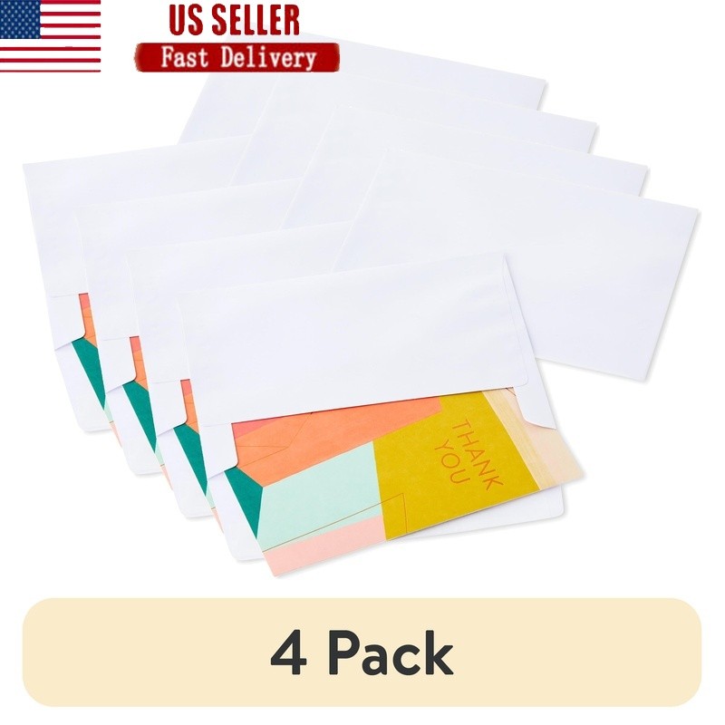 A7 Greeting Card Peel Stick Envelopes 100 Count Invitations Birthday Cards New