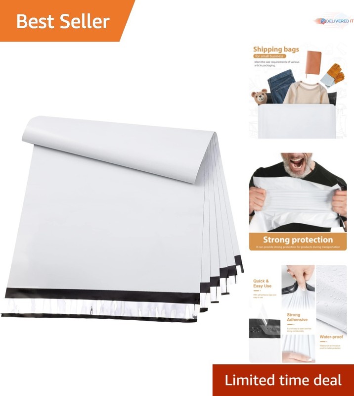 Poly Mailers 19×24 Inch 100 Pcs Waterproof Tear-Proof Self-Seal Shipping Bags