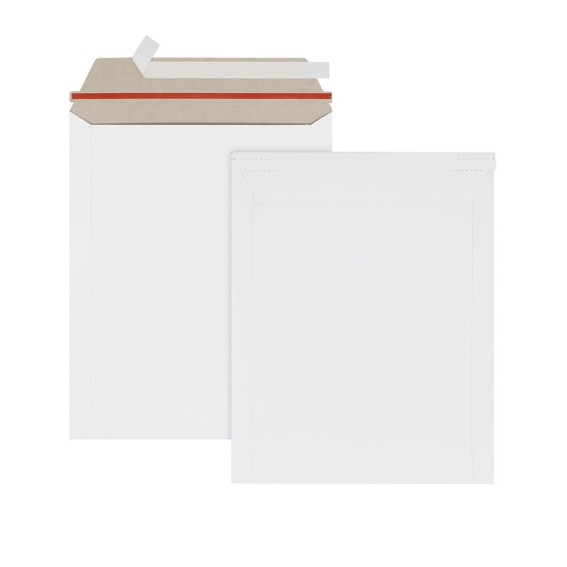 100 Pack 7×9 inch Rigid Mailer Self Seal Photo Document Mailers, Stay Flat Wh…