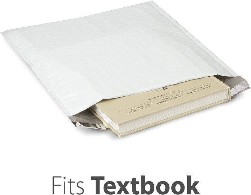 25 #6 12.5x19 White Strong Poly Bubble Padded Envelopes Mailers Shipping Bags gallery