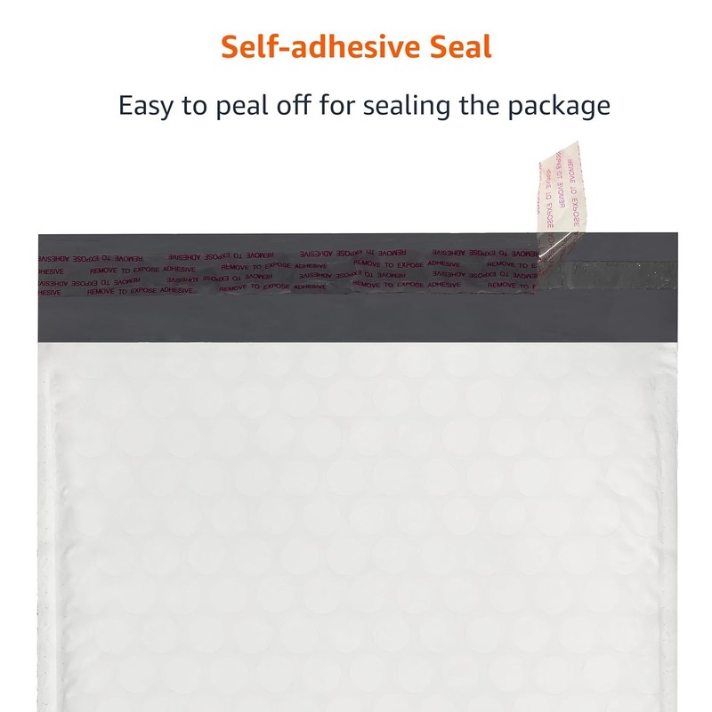 Water-Resistant Self-Seal Mailers, 10.5" x 16", 100-Pack - Perfect for Shipping gallery