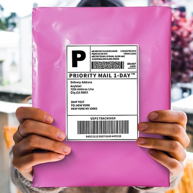 1000 10x13 Poly Mailers Envelopes Self Sealing Shipping Mailers Pink POLYSELLS gallery
