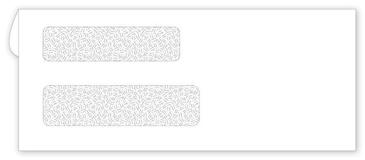 W775 Double Window Envelope 8 5/8 x 3 5/8″ QTY 250